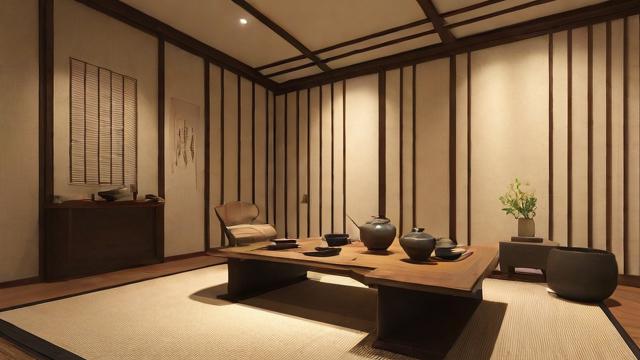 茶室效果图设计大全：打造理想中的日式与中式茶空间